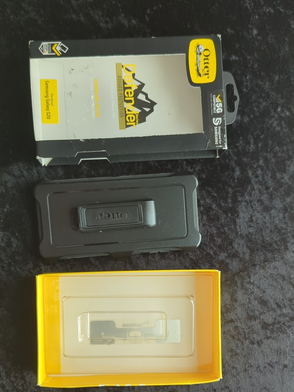 SEO Title: OtterBox Defender Series Case Samsung Galaxy S20 Black OEM Box Rugged